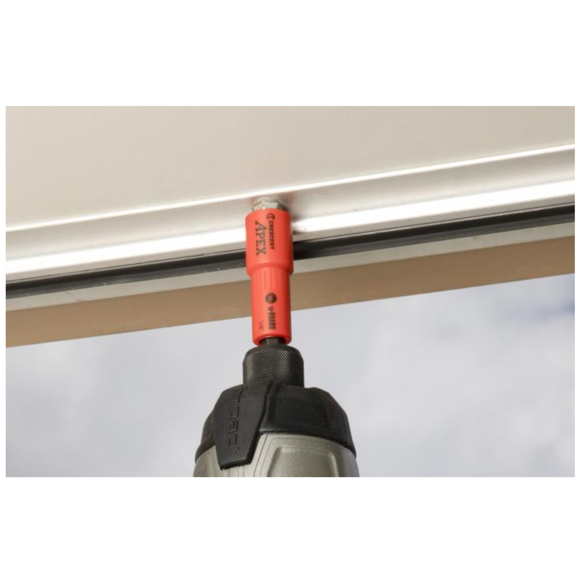 Crescent APEX u-GUARD Magnetic Nutsetter 1/4" Cr-Mo Covered Non-Marring