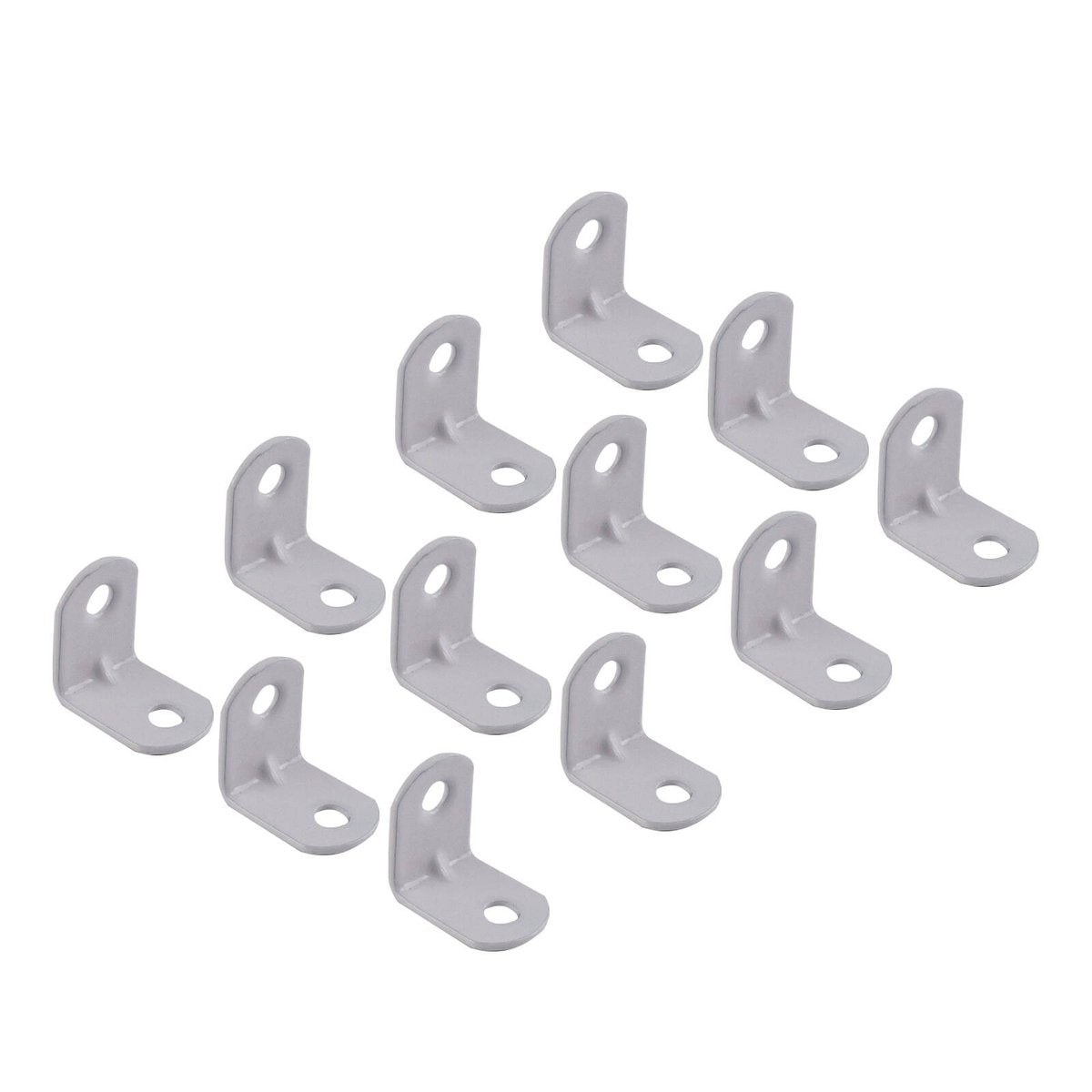Carinya 20 x 20 x 15 x 1.4mm White Reinforcing Angle Bracket, 12 Pack