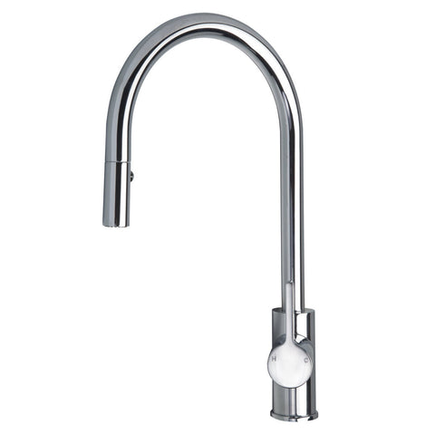 Artusi Gooseneck Mixer Tap - Chrome Finish - Single Lever - 35mm Cartridge - 5-Star Water Rating - ASM301X