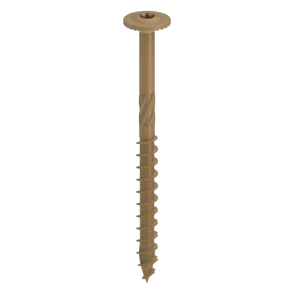 Bremick XTP 18g x 125mm T40 TechnoGuard Tan Construction Screws - 25 Pack