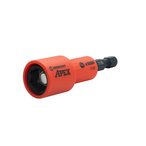 Crescent APEX u-GUARD Magnetic Nutsetter 7/16" Cr-Mo Covered Non-Marring