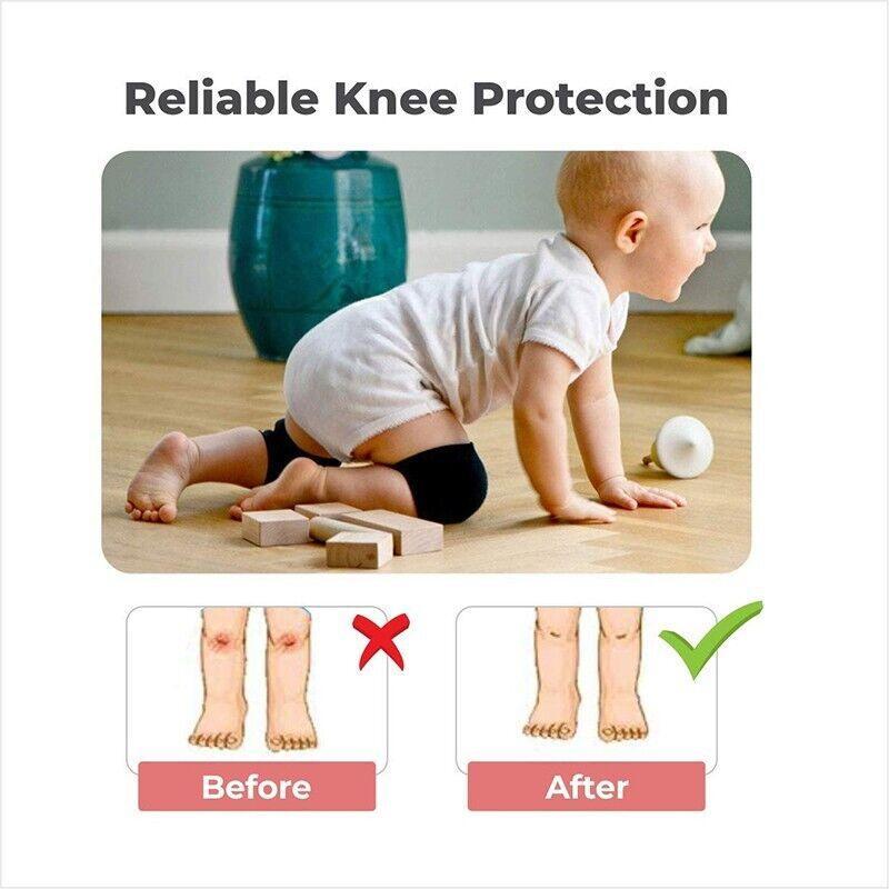Baby Crawling Knee Pads Soft Cotton Protectors - Blue - view 5
