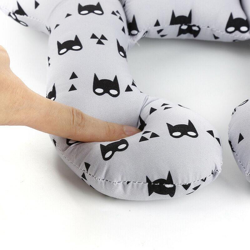 Baby U-Shaped Head and Neck Support Pillow for Car Seat and Stroller - Cat - view 14