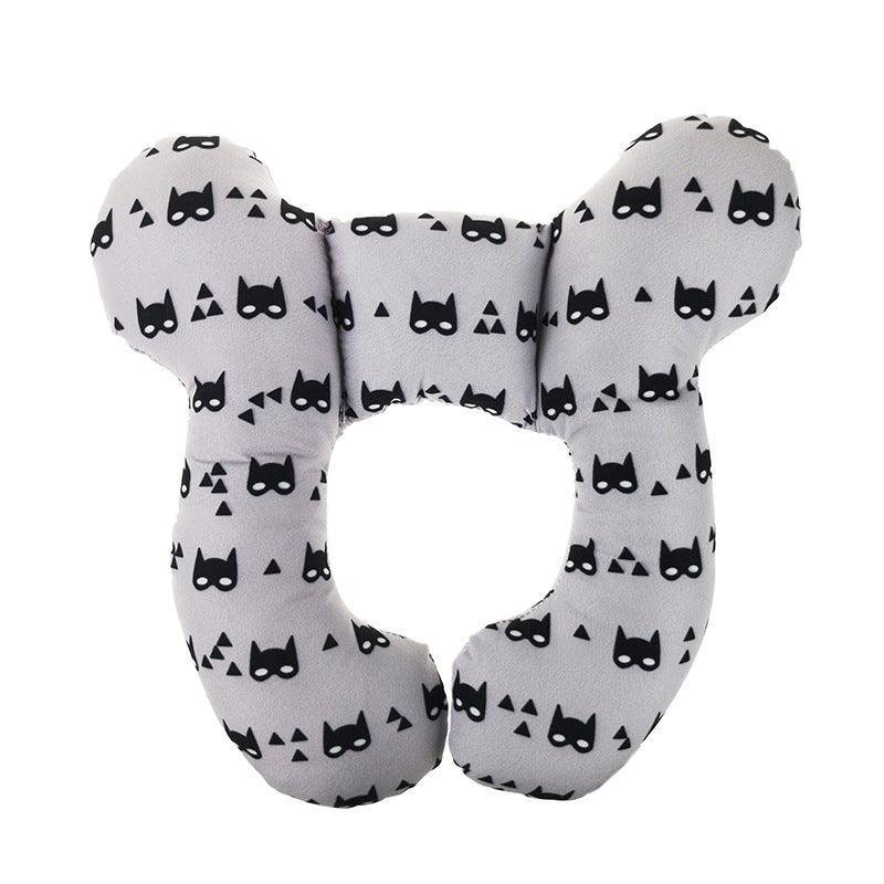 Baby U-Shaped Head and Neck Support Pillow for Car Seat and Stroller - Mask