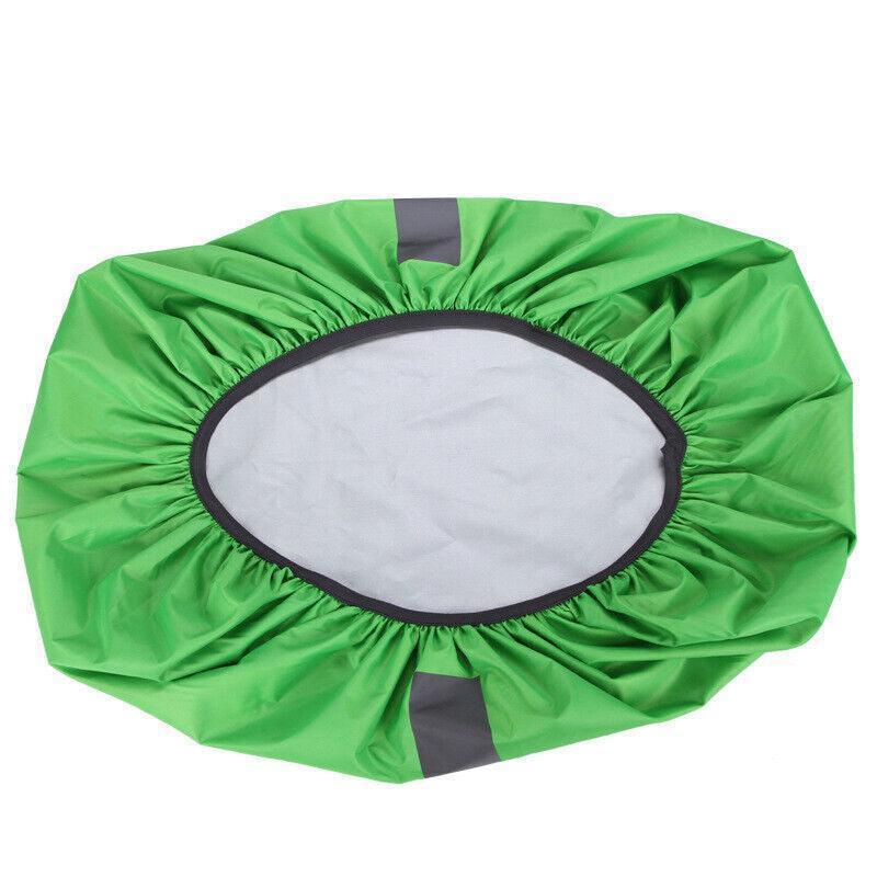 Backpack Rain Cover with Reflective Stripe - Green, Large 60 L