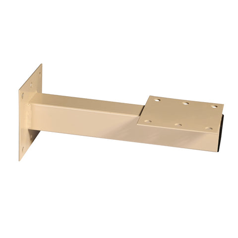 Sandleford Cream Wall Mount Letterbox Post Galvanised Steel 250mm