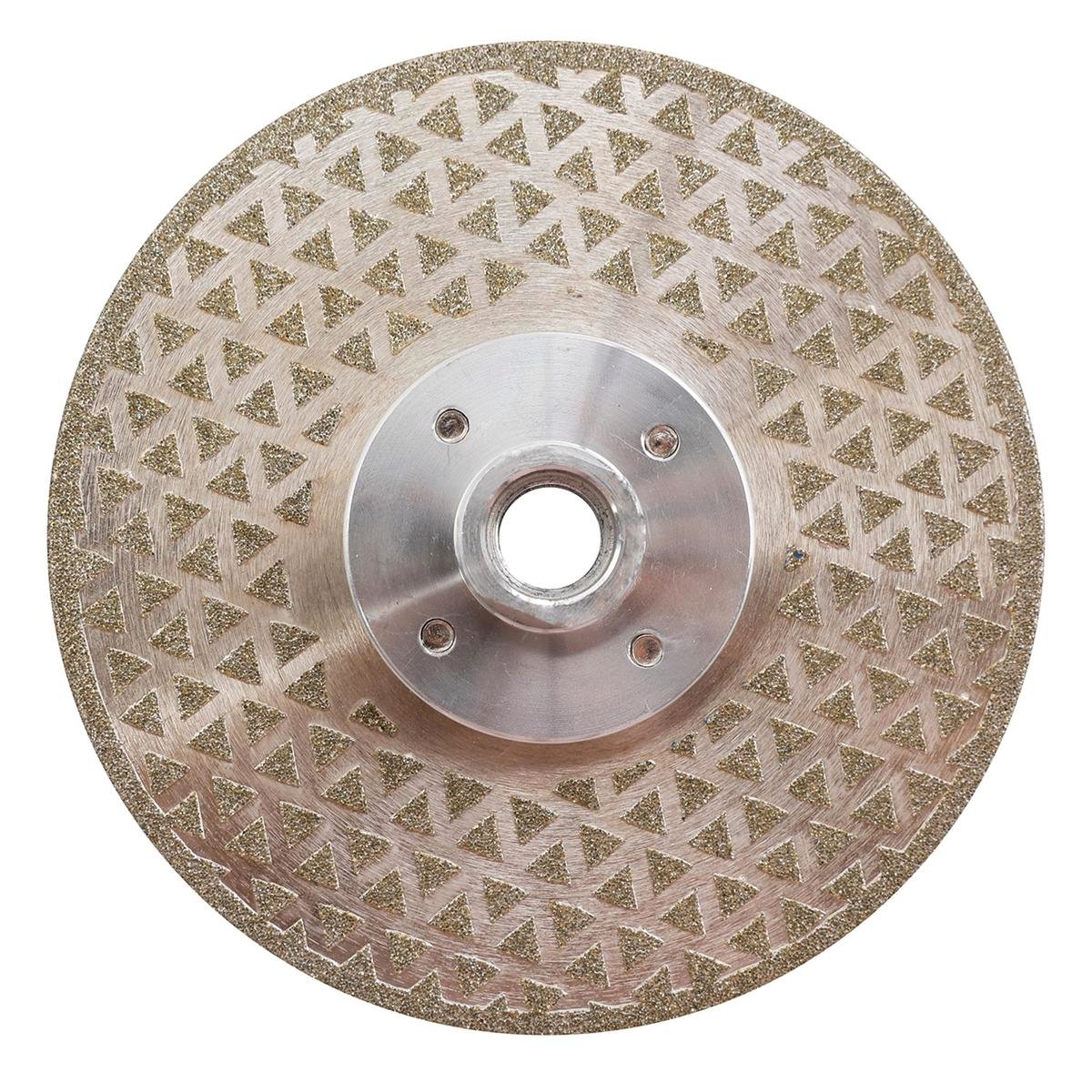 DTA Boss 125mm Metal Diamond Grinding and Shaping Wheel Silver