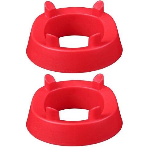 Ball Holder Stand for Football, Basketball and Volleyball, Pack of 2 - Red