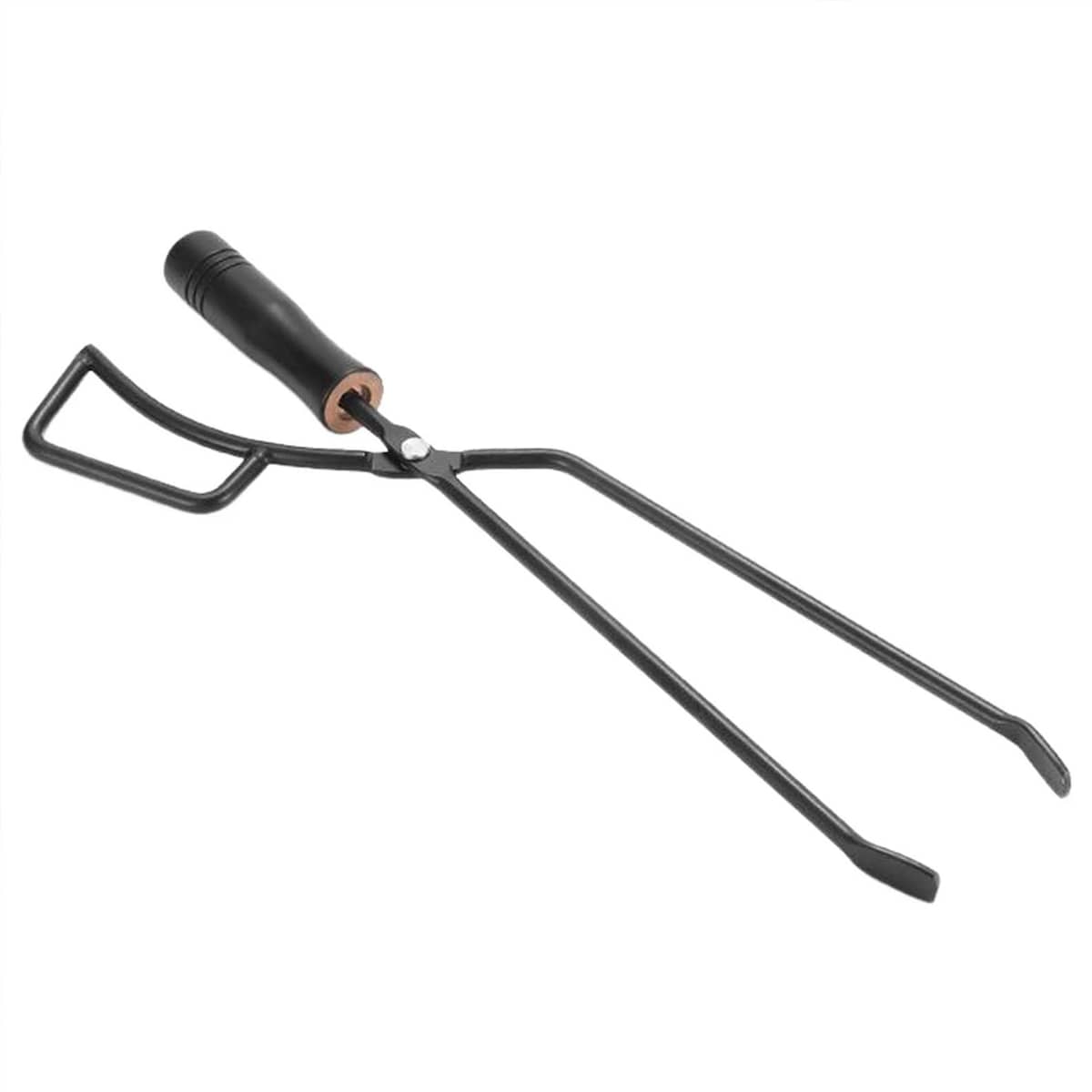 Barbecue Charcoal Tongs Fire Lifting Tool Metal Clamp for Outdoor Cooking Grill - view 2