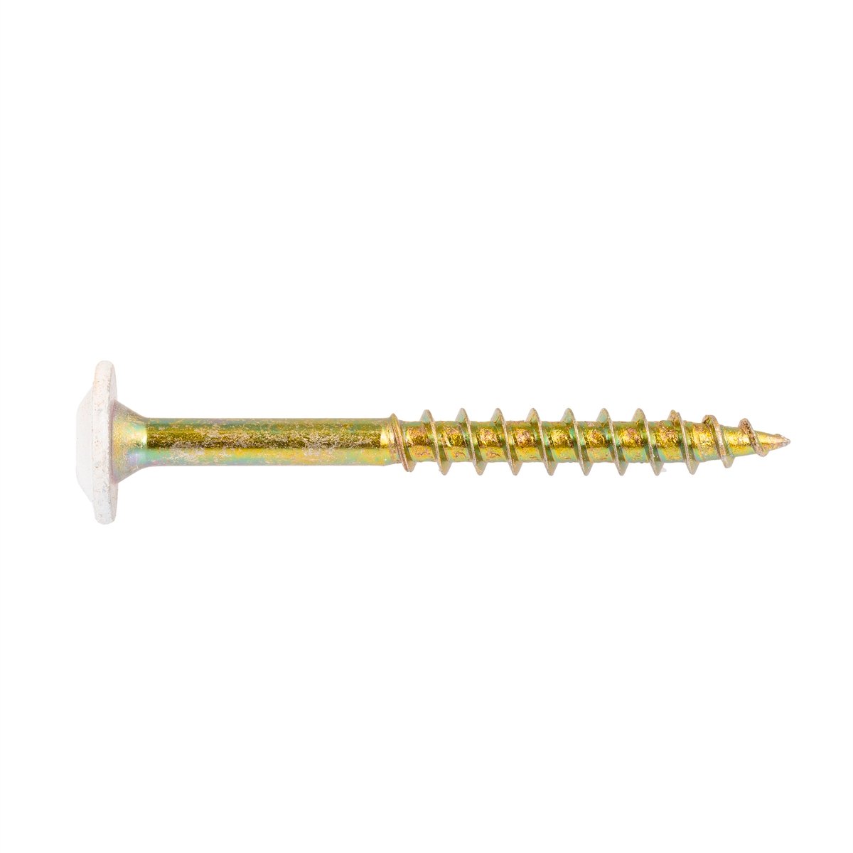 Buildex Cabinet Screw 10 x 50mm White Star Head 50 Pack Zinc Alloy - SuperSaverAU - view 2