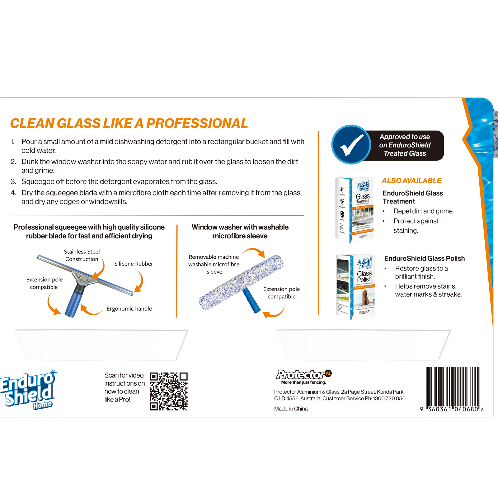 ProtectorAl EnduroShield Maintenance Kit for Glass Care