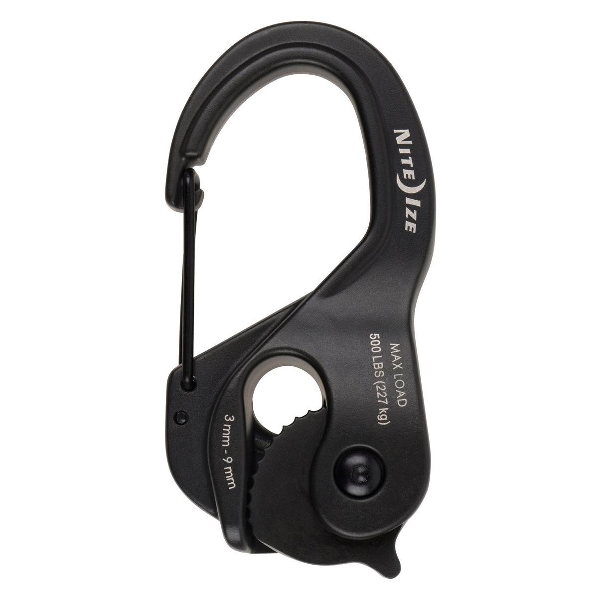 Nite Ize Large Camjam Xt Aluminium Rope and Cord Tighteners - 500 lbs - Black - SuperSaverAU - view 1