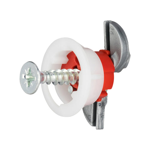 GripIt 18mm Red Plasterboard Fixing - 4 Pack, 40kg Capacity