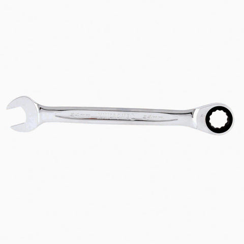 Kincrome 24mm Combination Gear Spanner, 12-Point Ratcheting Chrome Vanadium, 323mm