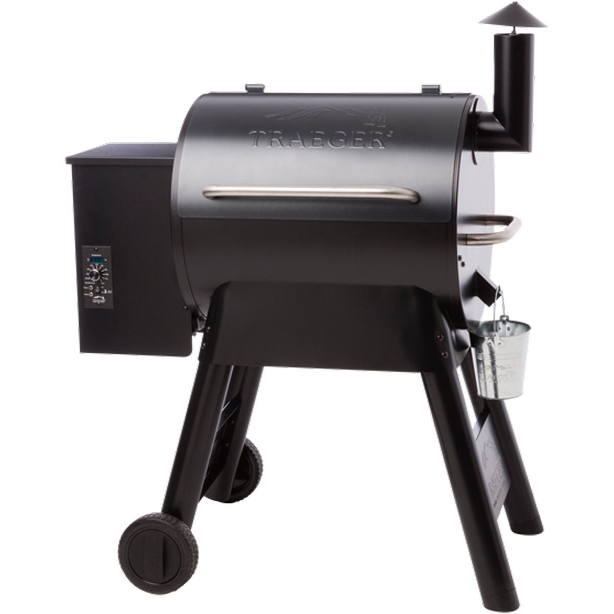 Traeger Wood Pellet Grill - Digital Temperature Controls, Natural Hardwood Smoke, Deep Blue - TFB57PUBA