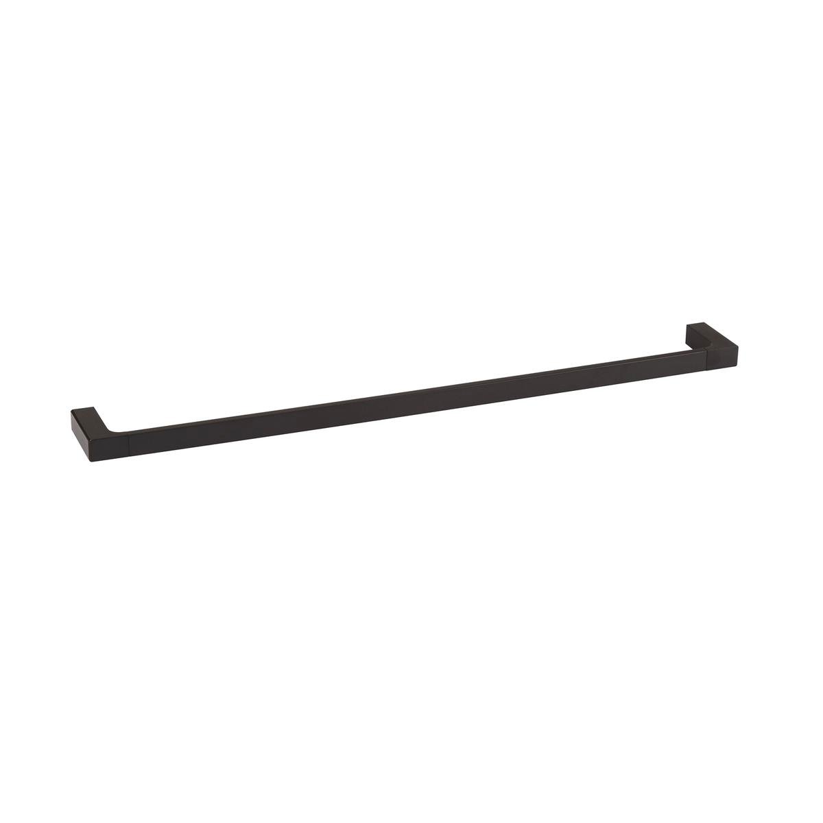 Mondella 600mm Matte Black Rumba Towel Rail - Metal - Stylish - Durable - SuperSaverAU - view 1