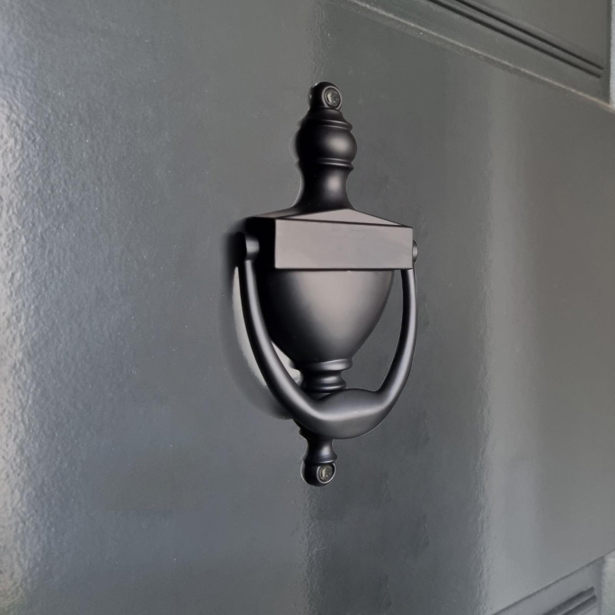 Adoored 158mm Black Steel Door Knocker