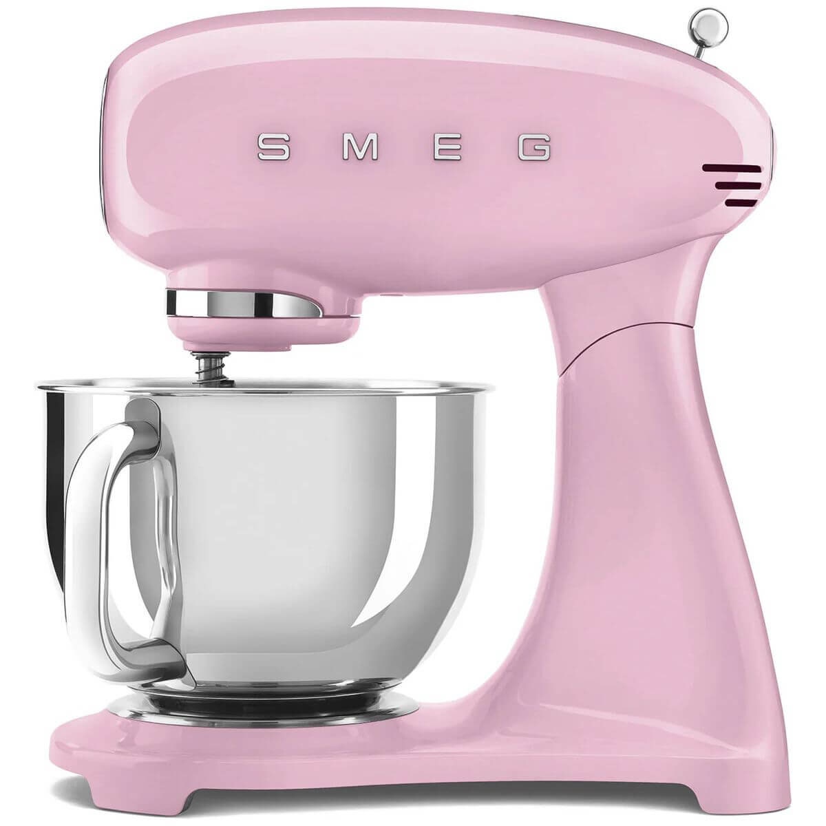 Smeg 50's Style Stand Mixer 4.8L - 1000W, Pink, Planetary Mixing, 10 Variable Speeds - SMF05PKAU