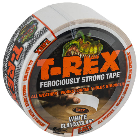 T-Rex 48mm x 9.1m White Duct Tape UV Resistant Indoor Outdoor