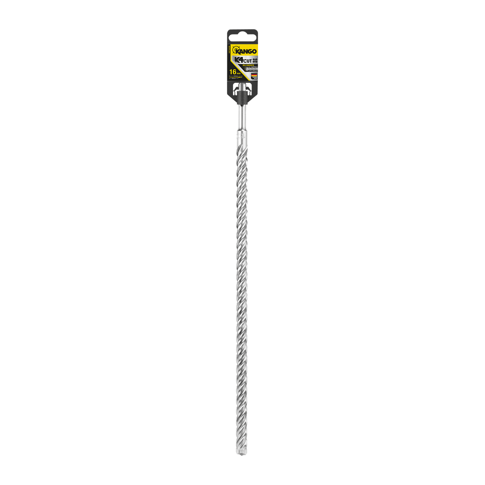Kango 16mm x 450mm K4 SDS Plus Drill Bit for Concrete & Masonry, 400mm Drilling Depth