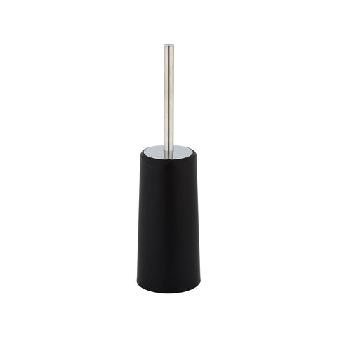 Barelli Matte Black Plastic Toilet Brush & Holder