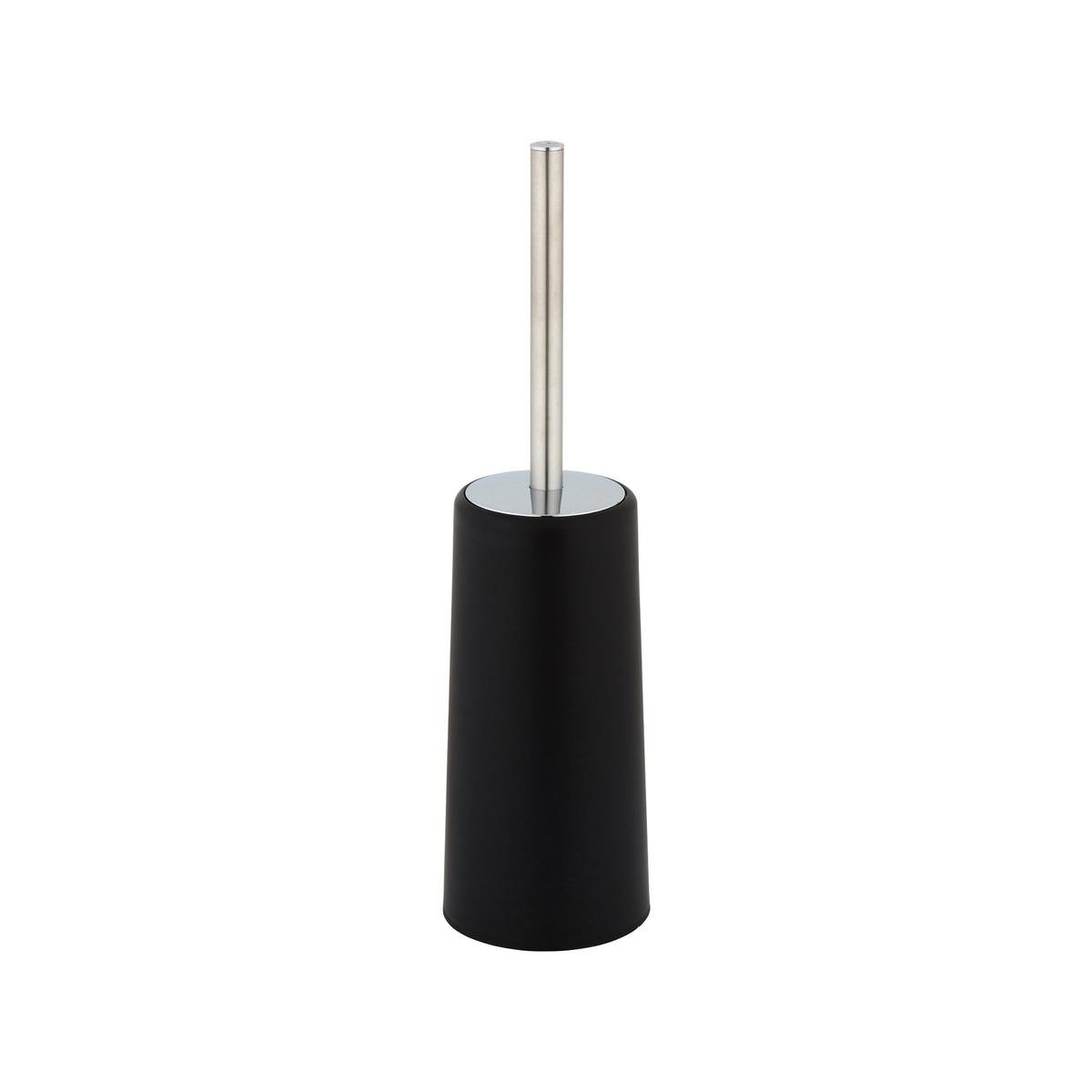 Barelli Matte Black Plastic Toilet Brush & Holder