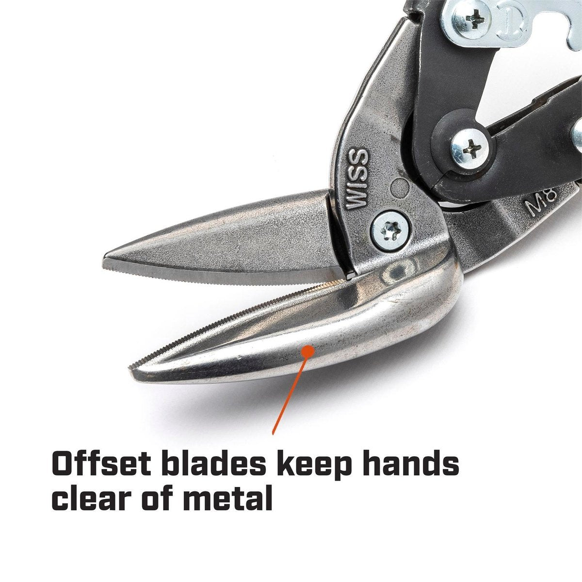 Crescent Wiss 250mm Straight Cut Offset Aviation Snips