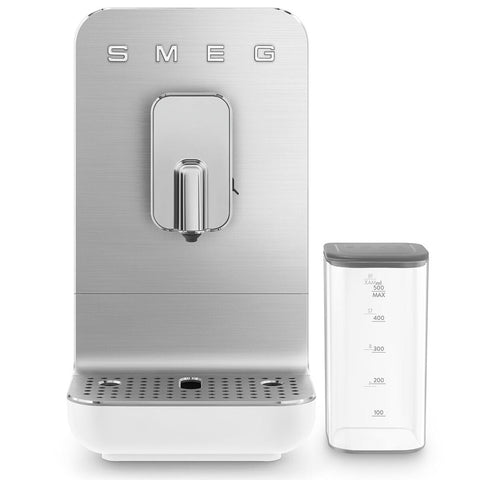 Smeg Automatic Coffee Machine with AutoMilk - 19-Bar Pump, Quick Clean, White - BCC13WHMAU