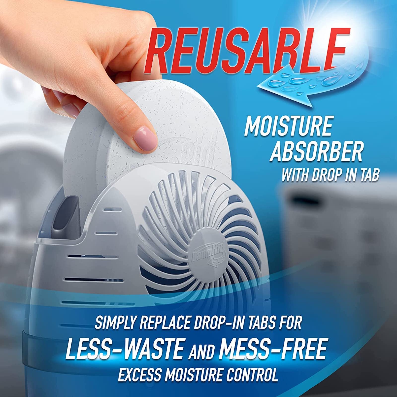 DampRid Reusable Moisture Absorber Drop-In Tab Starter