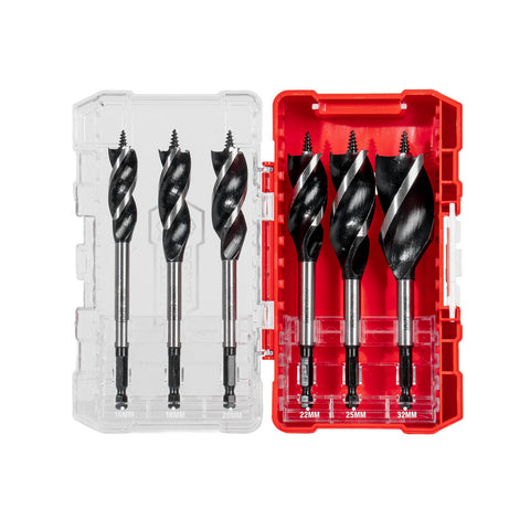 Full Boar 6 Piece High Speed Steel Power Auger Drill Bit Set