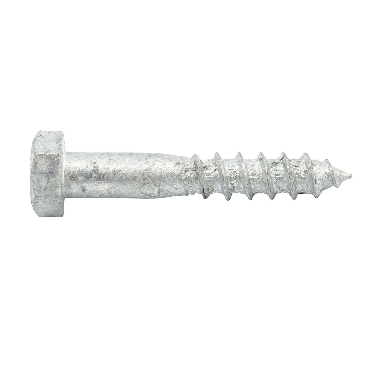Zenith M10 x 60mm Hot Dipped Galvanised Hex Head Coach Screw Each - Corrosion Resistant - Secure Fastening - SuperSaverAU - view 1