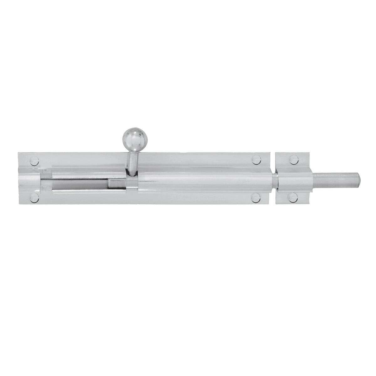Delf Trade 9.5 x 150mm Satin Chrome Solid Brass Extended Throw Barrel Bolt