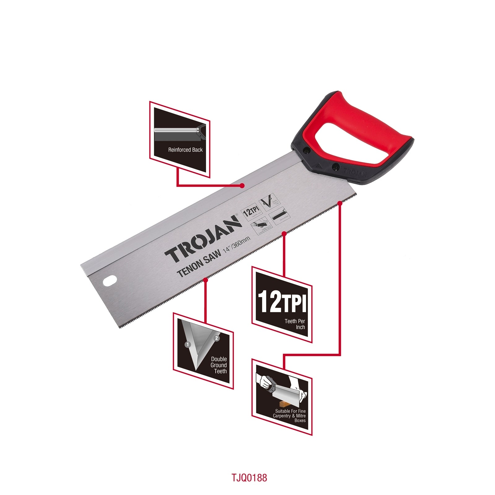 Trojan 360mm Tenon Saw