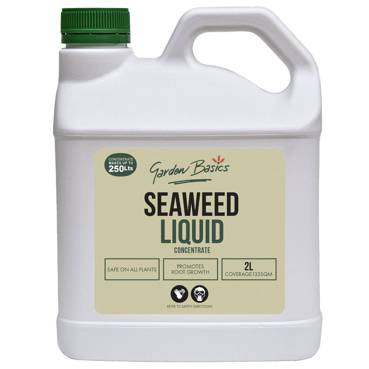 Garden Basics 2L Seaweed Liquid Concentrate, Water Soluble, Safe for Vegies