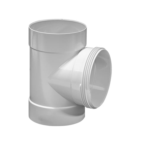 Holman 90mm 90 Degree Female to Female PVC Stormwater Junction White