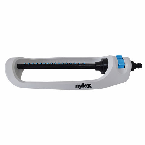 Nylex Oscillating Sprinkler Barrel - 260m Coverage, 16 Nozzles, ABS Plastic 400-600kPa