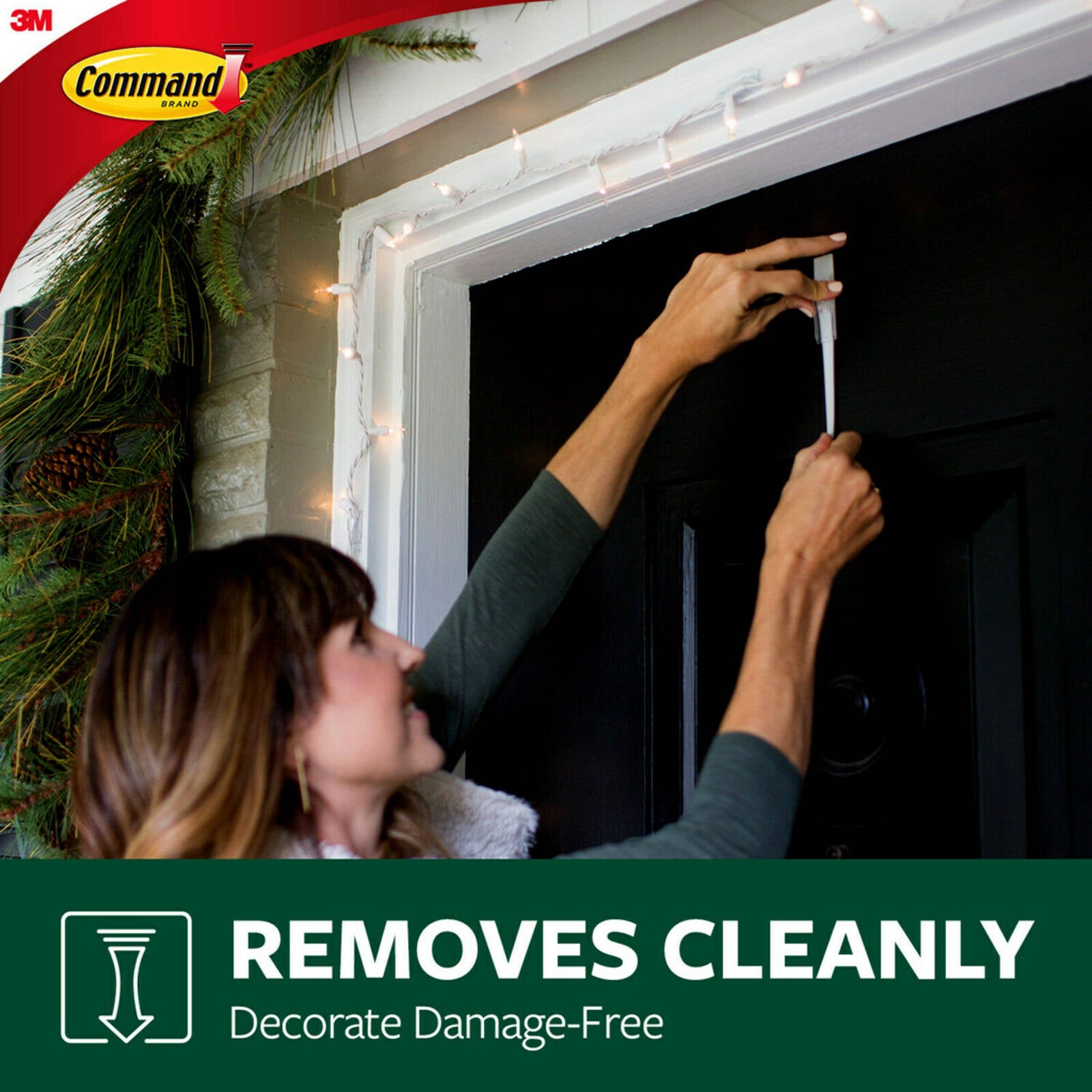 Command Outdoor Medium Terrace Hooks - Slate