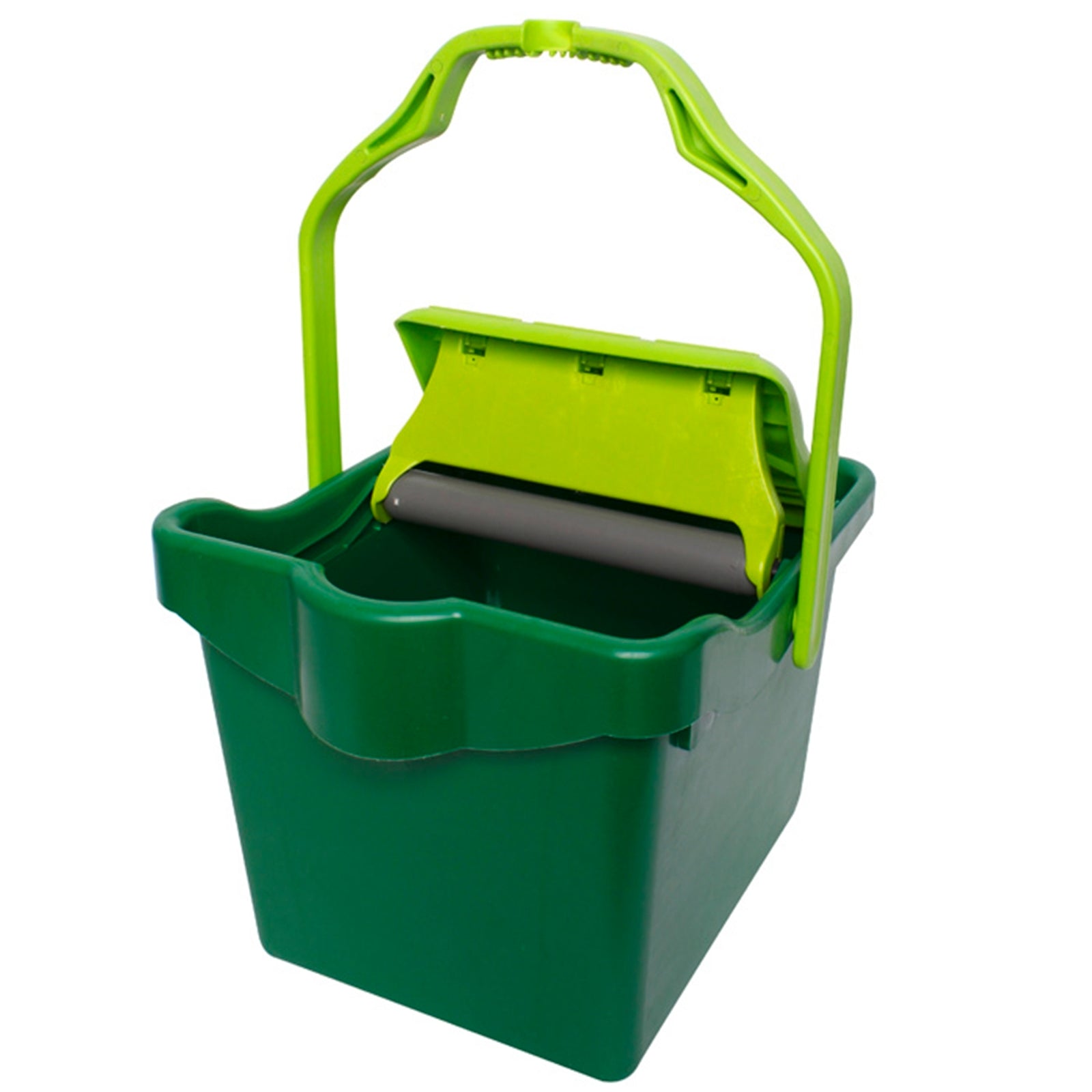 Sabco Ezi-Squeeze Mop Bucket 12L - Foot-Operated Wringer Bucket, Green
