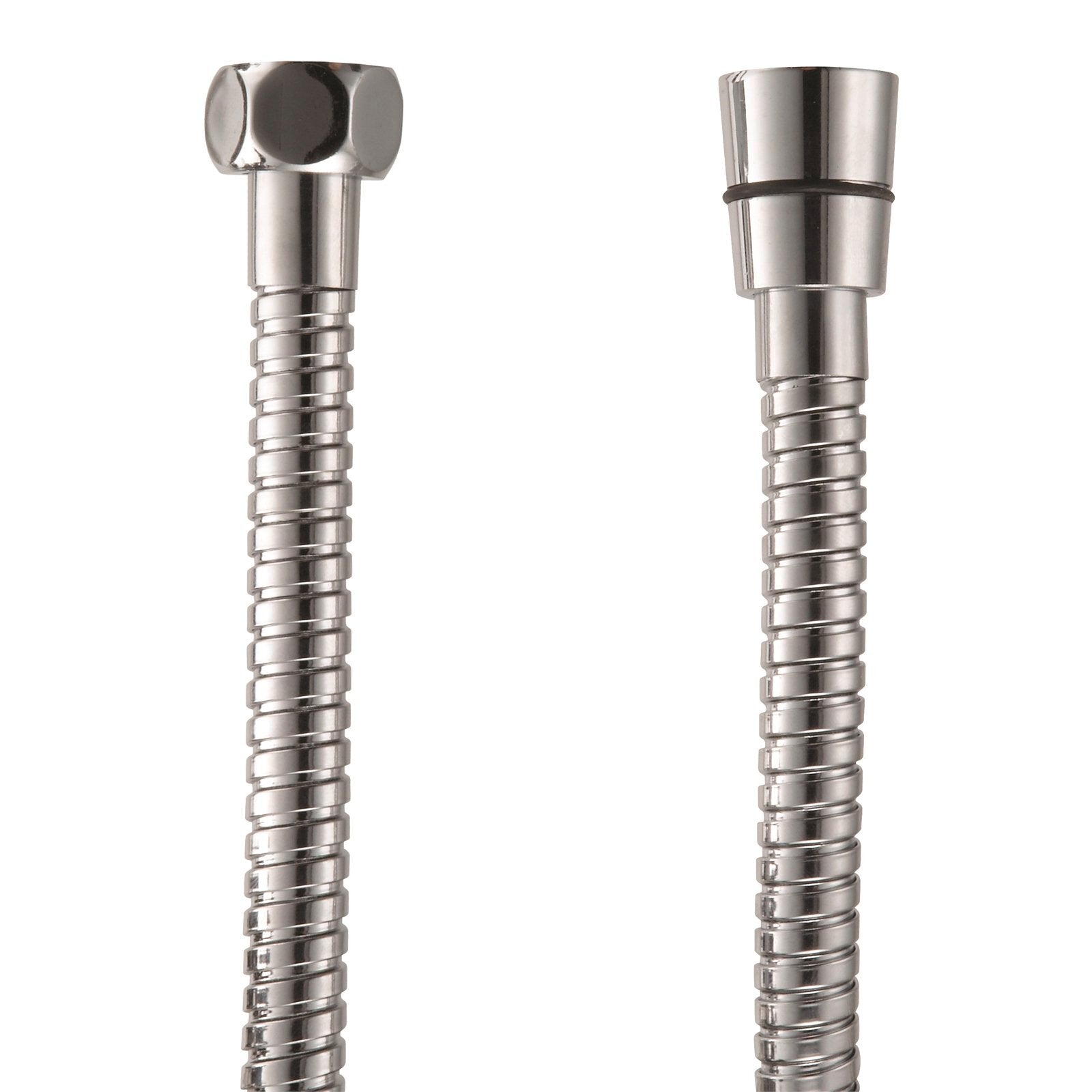 Flexispray 1.5m Double Wound Metal Shower Hose, Chrome