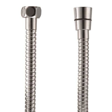 Flexispray 1.5m Double Wound Metal Shower Hose, Chrome