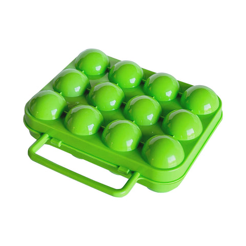 All Set Portable Egg Carrier One Dozen 12-Egg Camping Caravan Holder