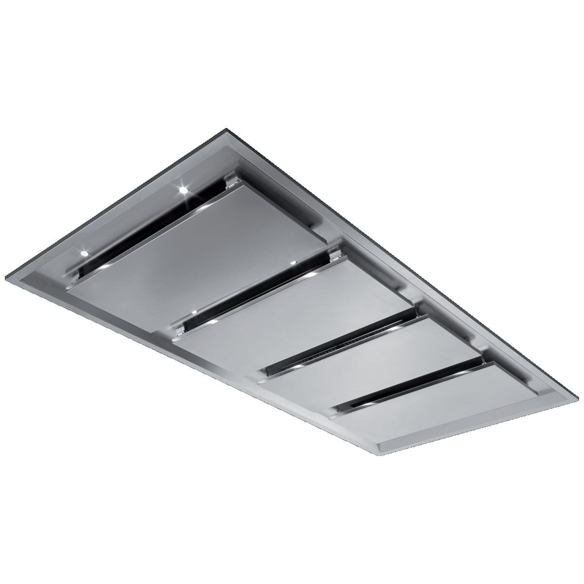 Schweigen Silent Ceiling Cassette Rangehood - 3200m³/h, Remote Control, Stainless Steel - CC-INARTSEPAK