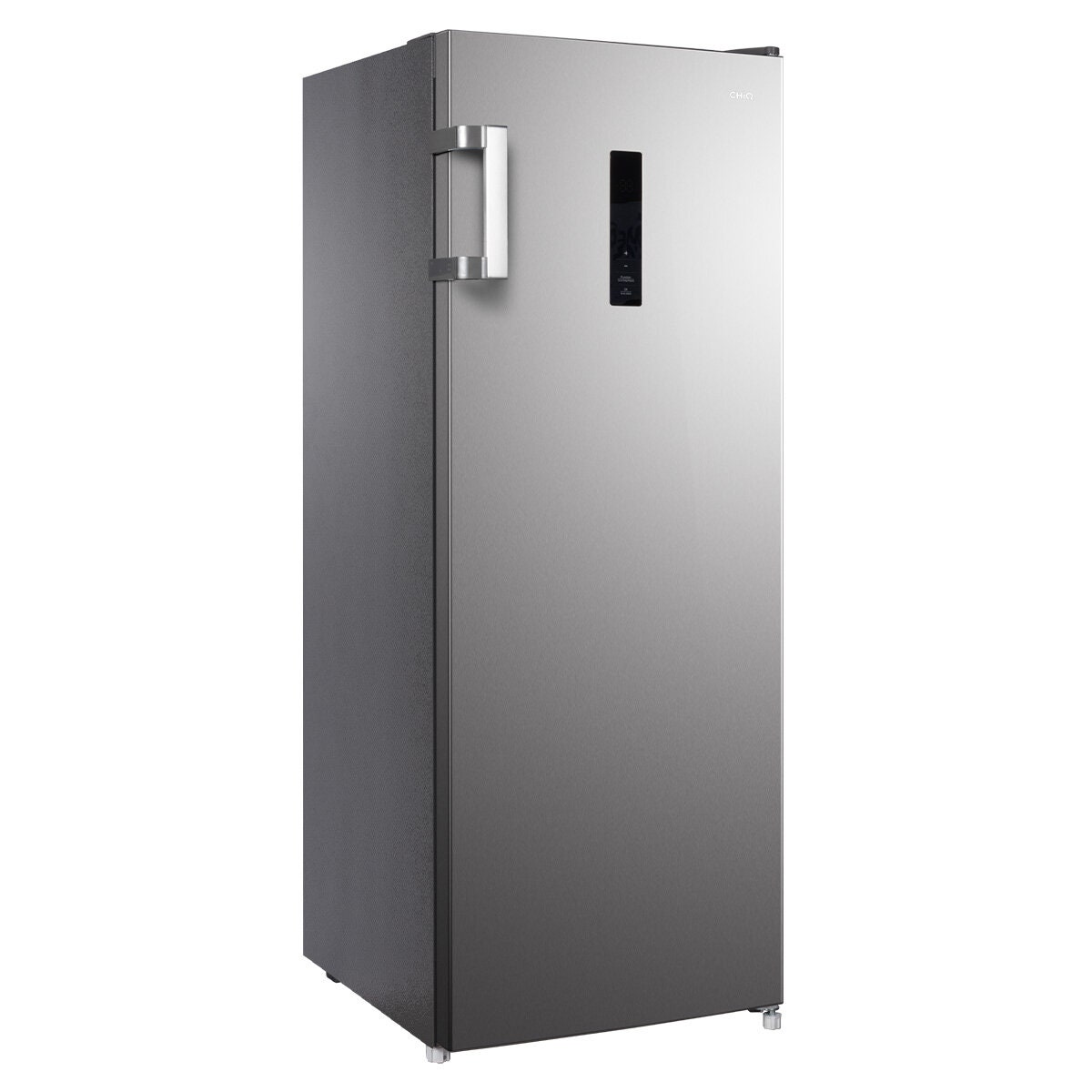 CHiQ 166L Hybrid Upright Freezer - Stainless Steel, Frost Free, Multi Air Flow, Reversible Door - CSH165NSS