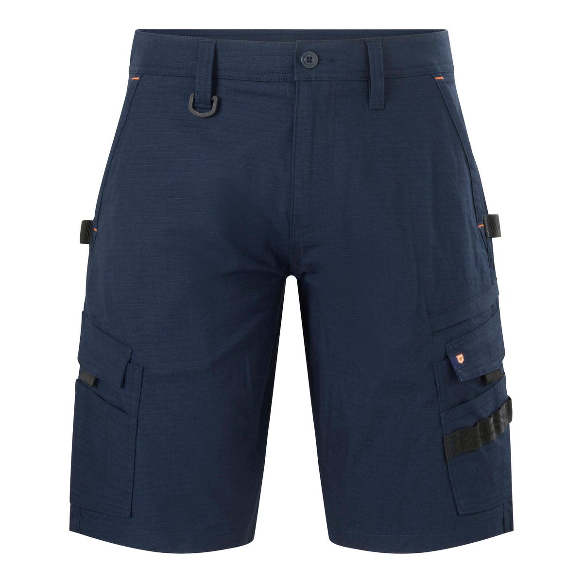Citeco Mens Ripstop Cargo Mid Shorts, Stretch Cotton, Navy - Size 107R