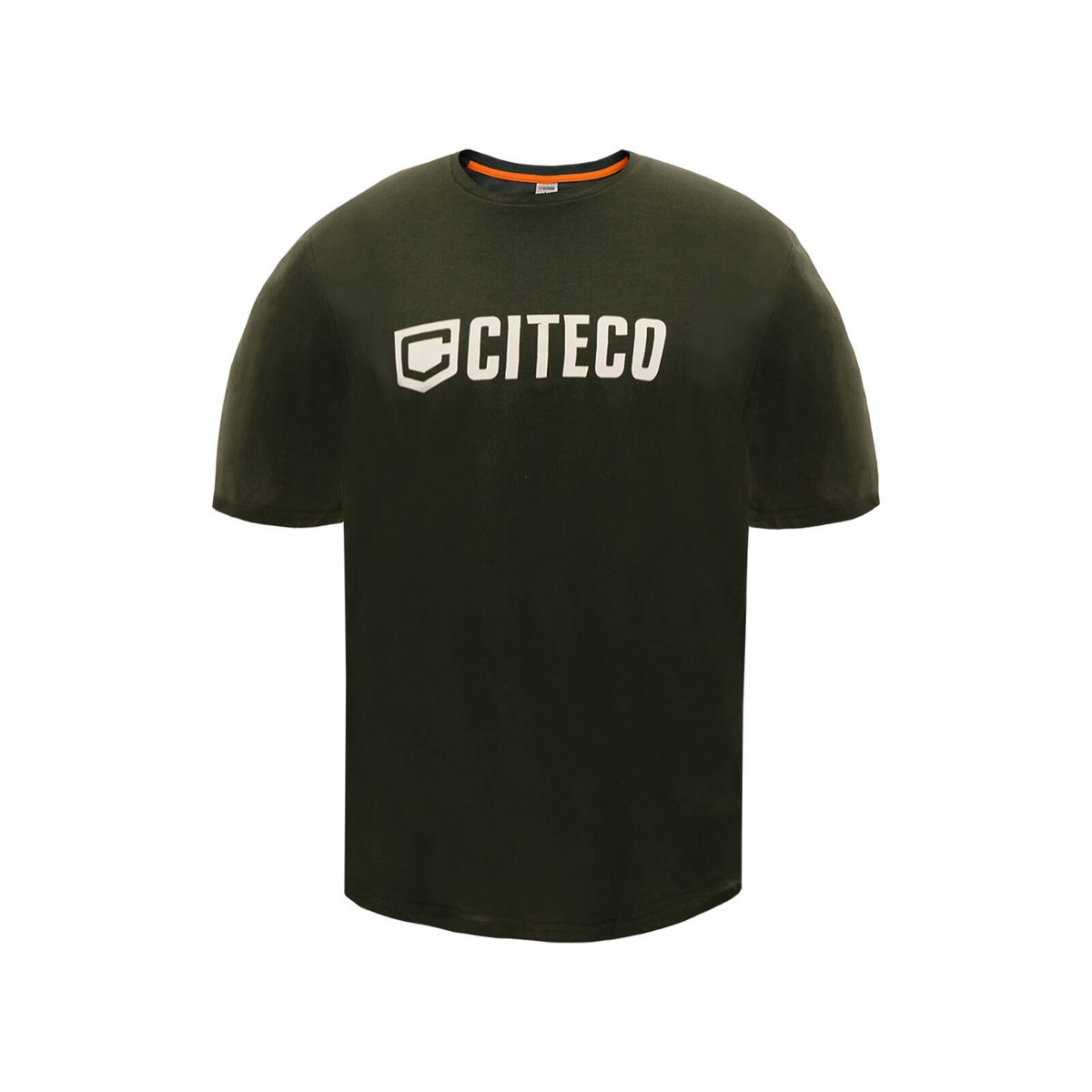 Citeco Khaki Tee - Cotton Polyester Crew Neck, Men's 2XL