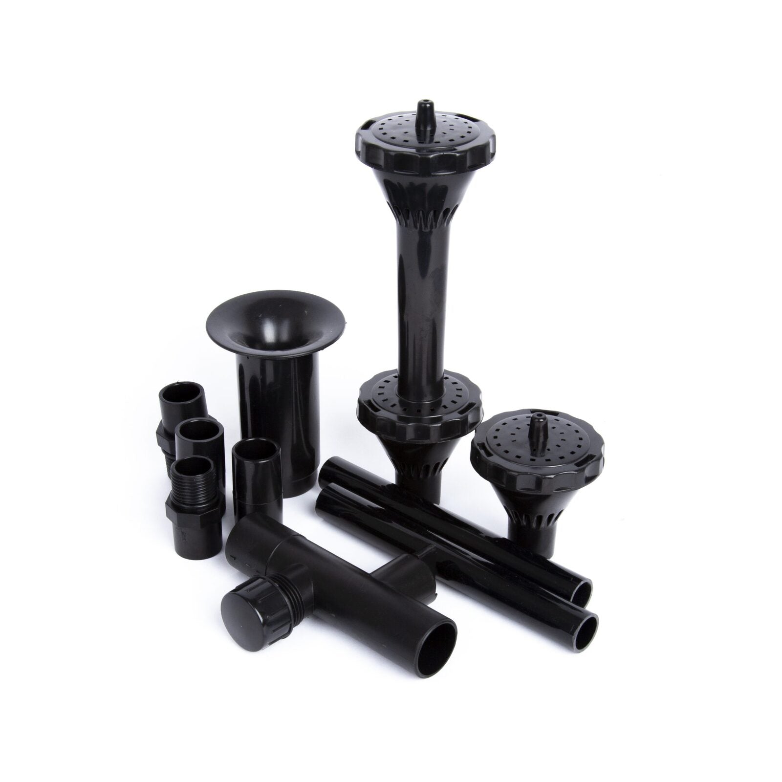 Aquapro No. 2 Medium Fountain Kit, Submersible with 3 Nozzles and Adjustable Valve