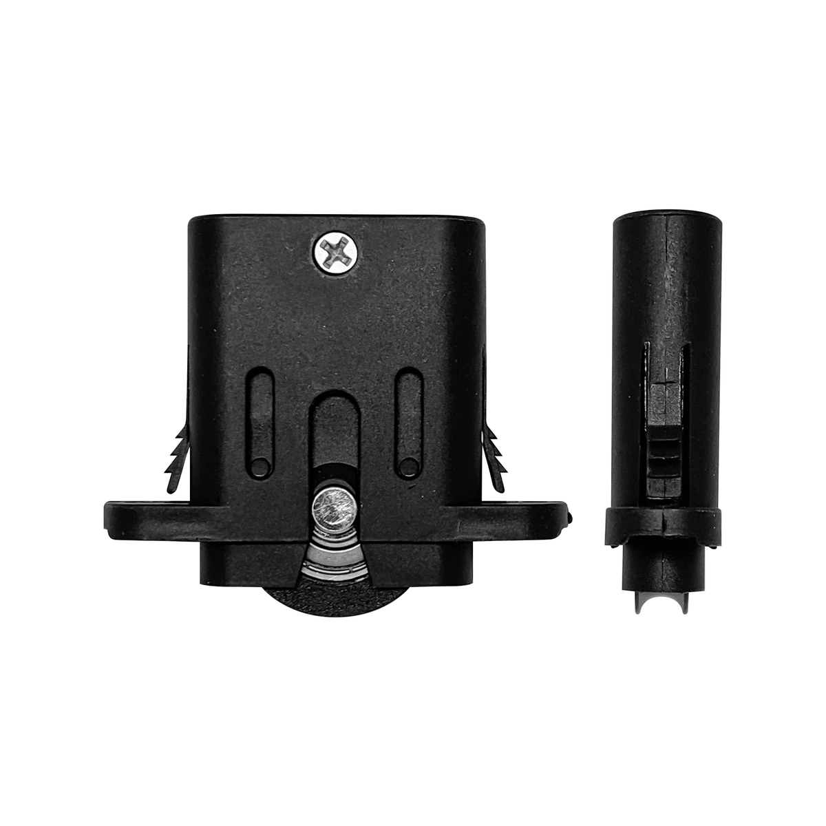 Rolltrak Adjustable Black Plastic Carriage & Acetal Roller - Security Screen Door