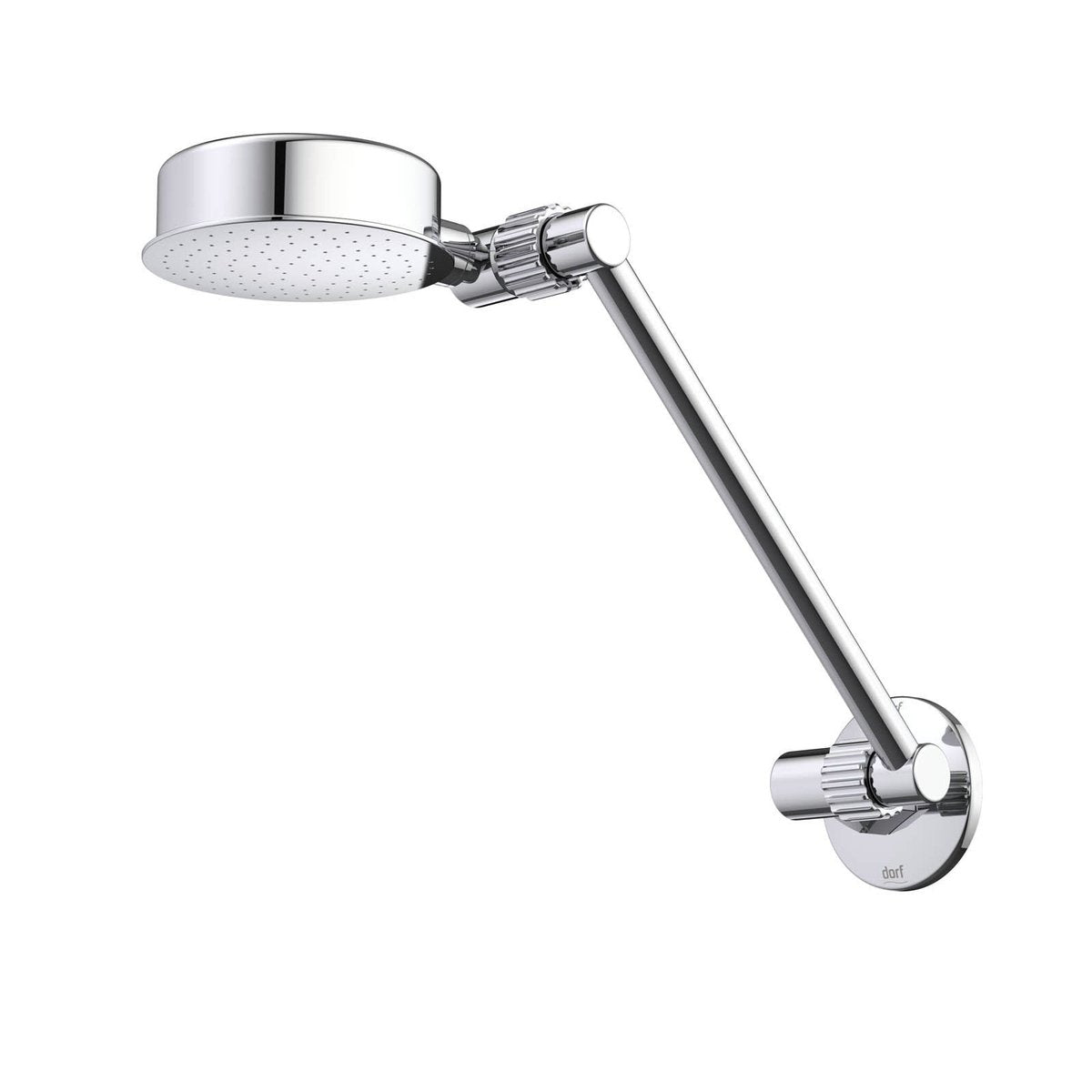 Dorf Chrome Adjustable Stayfast Wall Shower 9L Min Plastic Brass - SuperSaverAU - view 1