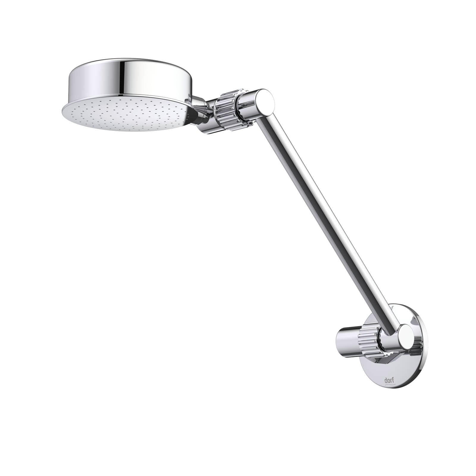 Dorf Chrome Adjustable Stayfast Wall Shower WELS 3 Star 9L/min
