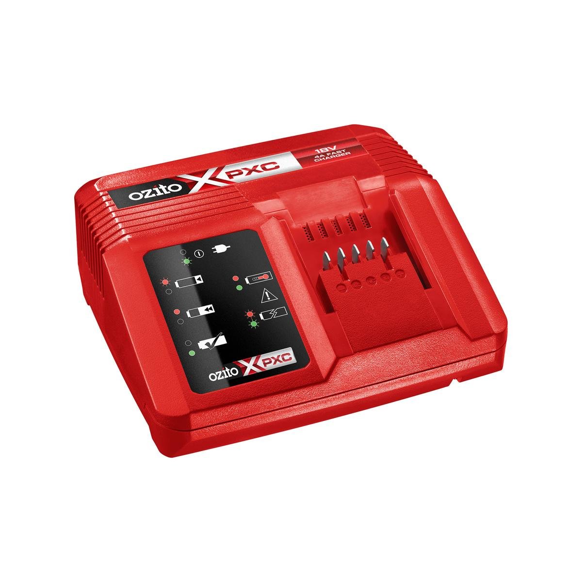 Ozito PXC 4A Fast Charger, 30 Minute Charge, Power X Change PXCG-040